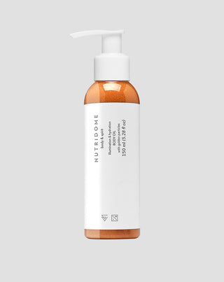 Leuchtendes Körperöl mit dem Glow-Effekt mit Jojobaöl und Nutridome Arganöl