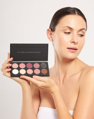 Palette mit 10 dauerhaften Lidschatten in klassischen Farbtönen Basic Eyeshadow Palette Nutridome - 3
