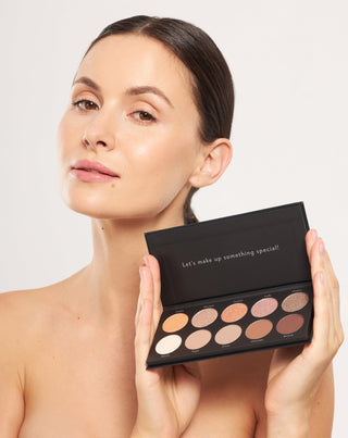 Palette aus 10 leuchtenden und matten Lidschatten Delicious Eyeshadow Palette Nutridome - 3