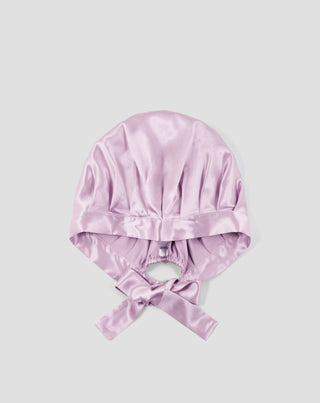 Rosa Seidenhaube Wave New World für lockiges und welliges Haar Twisty - 1