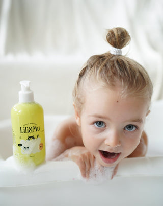 Natürliche feuchtigkeitsspendende Badelotion für Kinder mit Aloe-Vera-Extrakt Lili&Mu - 3