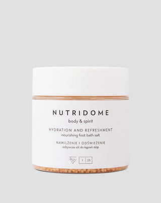 Nutridome Fußbadesalz mit 45% Harnstoff und Eukalyptus - 1