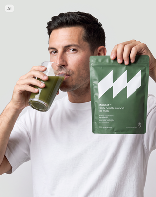 Nahrungsergänzungsmittel zum Trinken für Männer: umfassende Unterstützung für den Körper, Vitamine, Mineralstoffe, Ballaststoffe Monolit