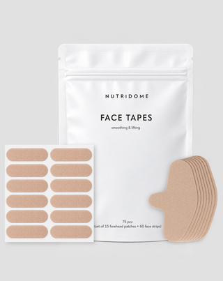 Gesichts-Tapes zum Glätten und Lifting 75 Stück Nutridome