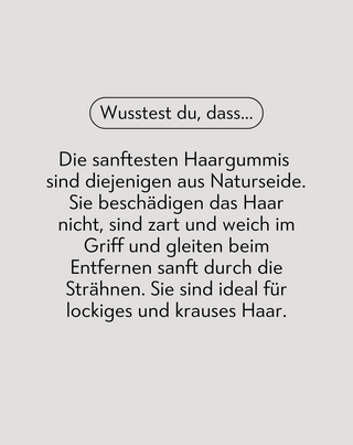 Set  schwarzer Haargummis Twisty aus 100% Naturseidez 3 Stück. Twisty - 4