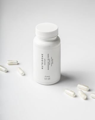 magnez + b6 forte tabletten gegen bein- und wadenkrämpfe, müdigkeit und stress nutridome 60 kapseln_1 - 2