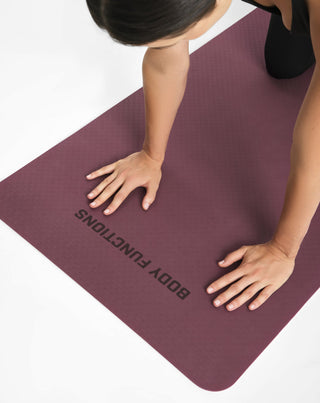 Anti-Rutsch-Yogamatte dünn Körperfunktionen_2 - 2