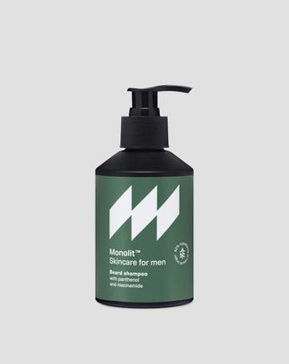 Bartshampoo mit Panthenol und Niacinamid zur Reinigung und Pflege des Bartes Monolith