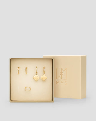 Mys vergoldetes Ohrring-Set aus Edelstahl - 5