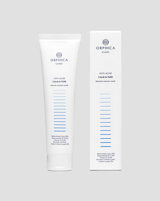 Reinigende und regenerierende Maske für zu Akne neigende Haut mit weißer Tonerde Anti-Acne Orphica Clinic 100 ml