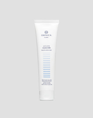 Reinigende und regenerierende Maske für zu Akne neigende Haut mit weißer Tonerde Anti-Acne Orphica Clinic 100 ml